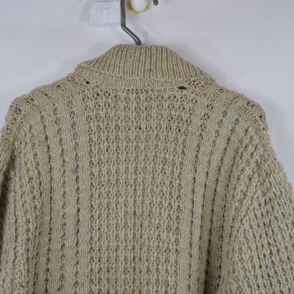 Alan Michaels Mens XL Cable Knit Wool Sweater - Picture 5 of 6